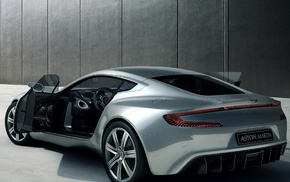 wall, Aston Martin, automobile, cars