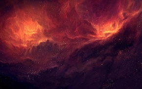 art, space, stars, nebula