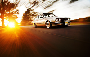 Sun, BMW, cars