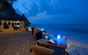 beach, sand, interior