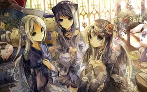 original characters, anime girls