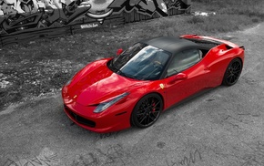 red, cars, Italy, Ferrari