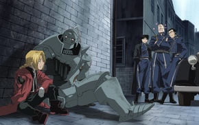 Roy Mustang, anime, Elric Alphonse, Elric Edward