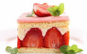 dessert, strawberry, sweet, delicious