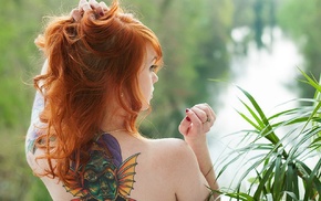 Suicide Girls, redhead, tattoo, girl