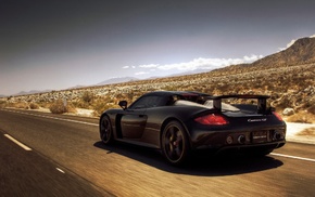 Porsche Carrera GT, road, Carrera GT, car