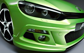Volkswagen, green cars, car