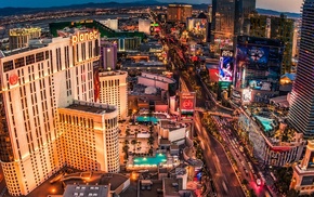 Las Vegas, skyscraper, hotels, cityscape
