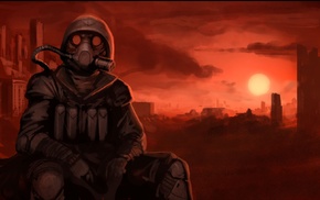 apocalyptic, Gone with the Blast Wave, gas masks