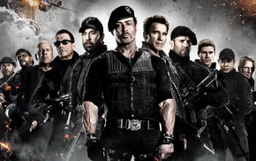 Bruce Willis, Jason Statham, The Expendables 2, Arnold Schwarzenegger, Sylvester Stallone, movies