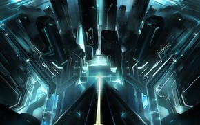 landscape, futuristic