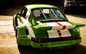 green cars, old car, car, Porsche 911