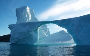 ice, nature, sea