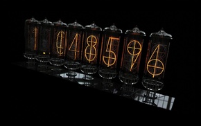 anime, SteinsGate, Divergence Meter, Nixie Tubes