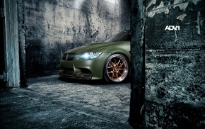 green, BMW, tuning, walls, m3