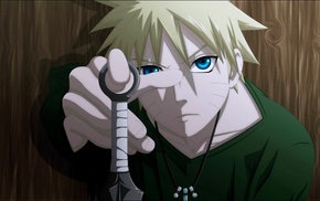 Naruto Shippuuden, Uzumaki Naruto, blue eyes, anime