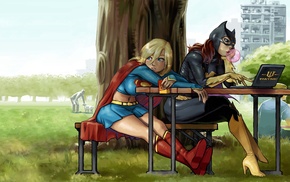Superwoman, superheroines, Supergirl, Batwoman, Batgirl
