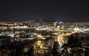 night, Oslo, Norway