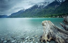 lake, landscape, nature