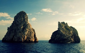 rock, sea