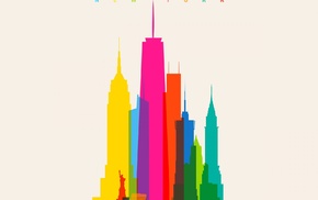 minimalism, city, skyscraper