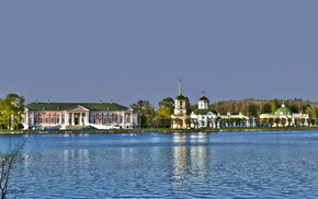 pond, park, cities