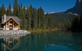 landscape, lake