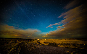 stars, sky, nature, USA, night