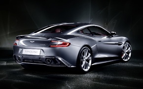 cars, gray, Aston Martin, supercar