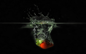 macro, water