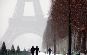Paris, winter, From Paris with Love, snow