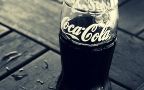 monochrome, Coca, Cola