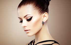 girls, girl, brunette