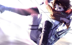 anime girls, Shingeki no Kyojin, Mikasa Ackerman, anime