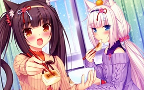 Chocolat Neko Para, nekomimi, anime girls, Neko Works, animal ears, Neko Para