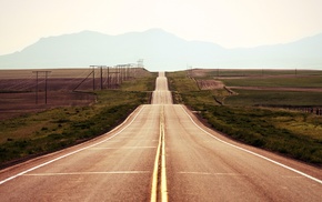 landscape, road