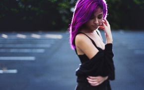 purple hair