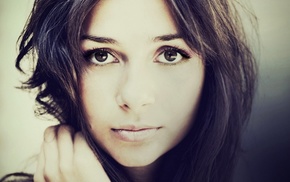 face, brunette, girl