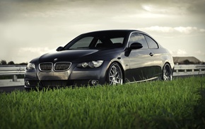 BMW, wheels, cars, black, sky