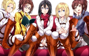 Shingeki no Kyojin, anime girls, anime