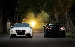 road, cars