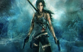Tomb Raider, girl, video games, game