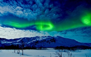 sky, aurorae, nature