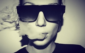 glasses, girl