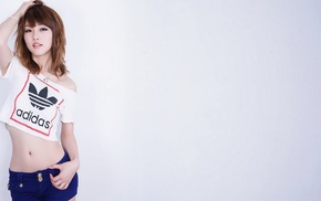 brunette, girl, Asian