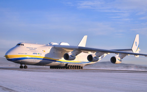 Ukraine, in, winter, aircraft, airplane