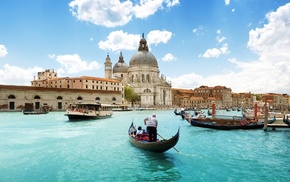 sky, Italy, clouds, cities