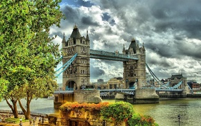 bridge, nature