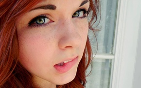 closeup, redhead