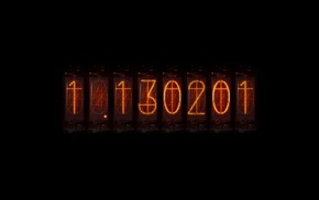 SteinsGate, time travel, Divergence Meter, anime, Nixie Tubes